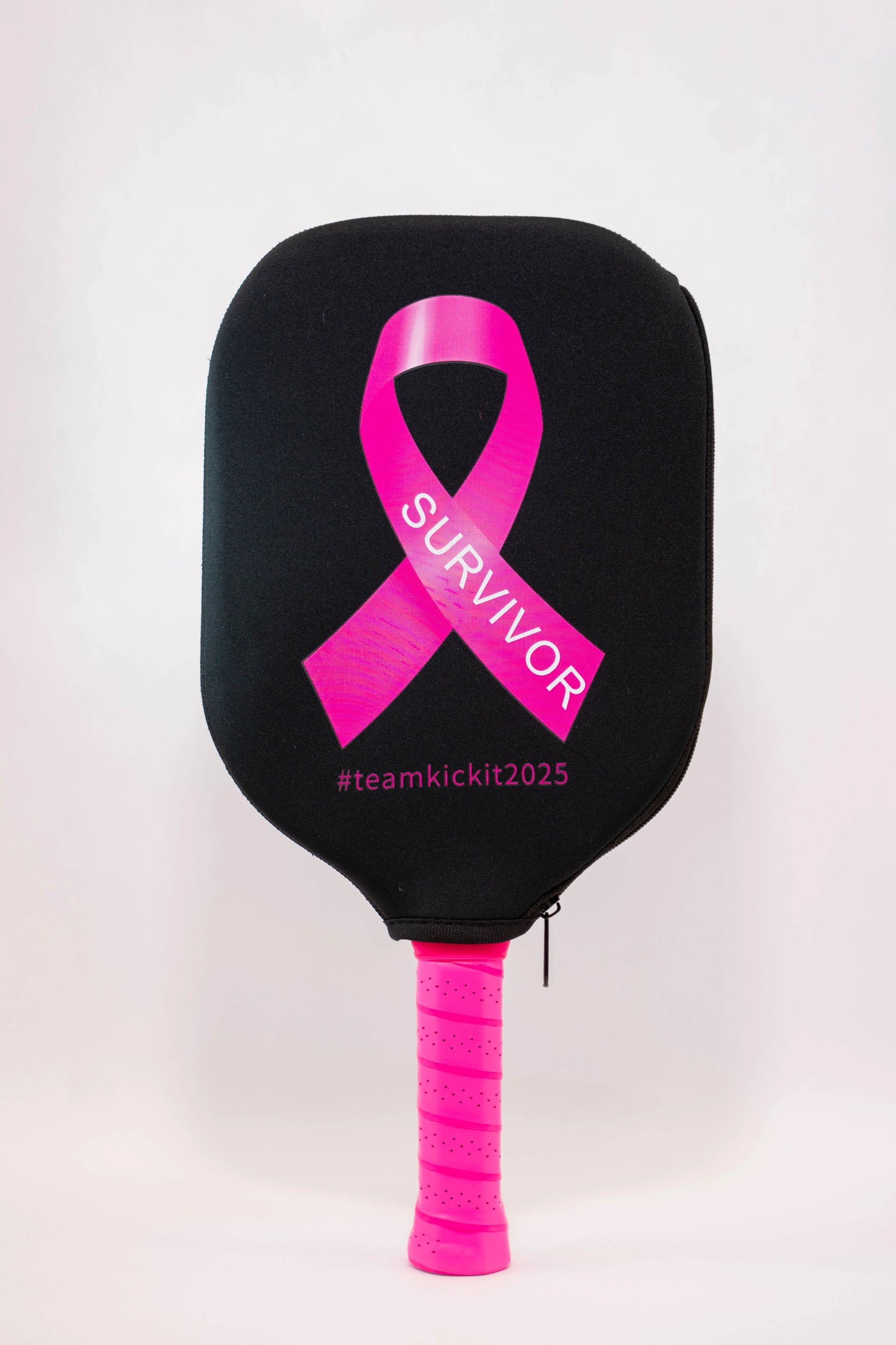 Survivor Edition Pickleball Paddle — Pink Ribbon Wings
